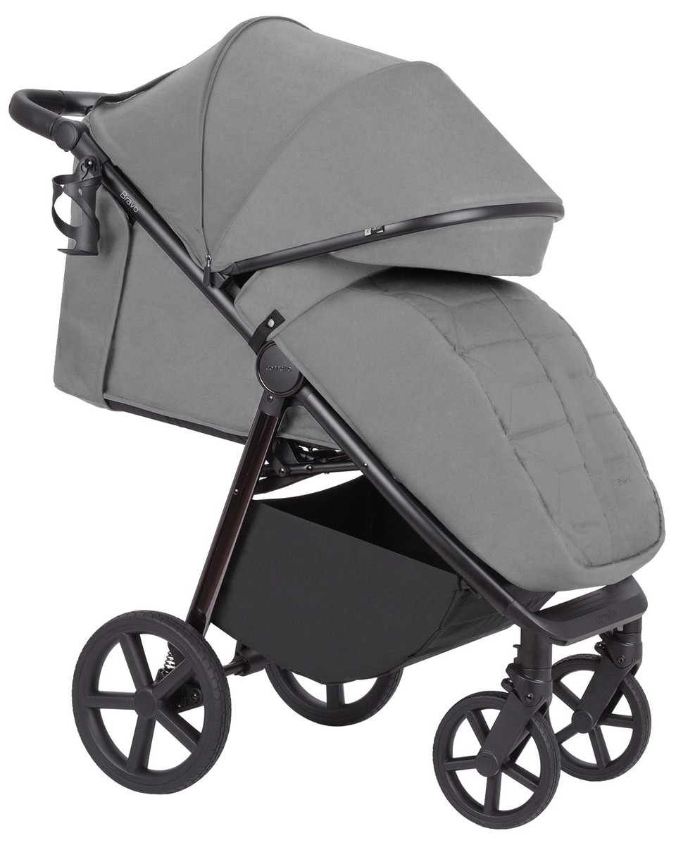 Коляска прогулочная Carrello Bravo Plus CRL-5515 серый - фото 2
