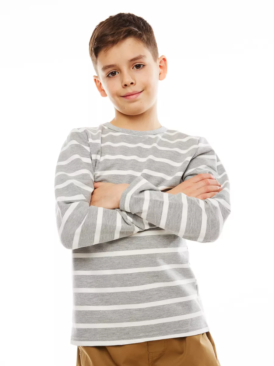 Лонгслив Locality Kids ФТ008/gray - фото 4