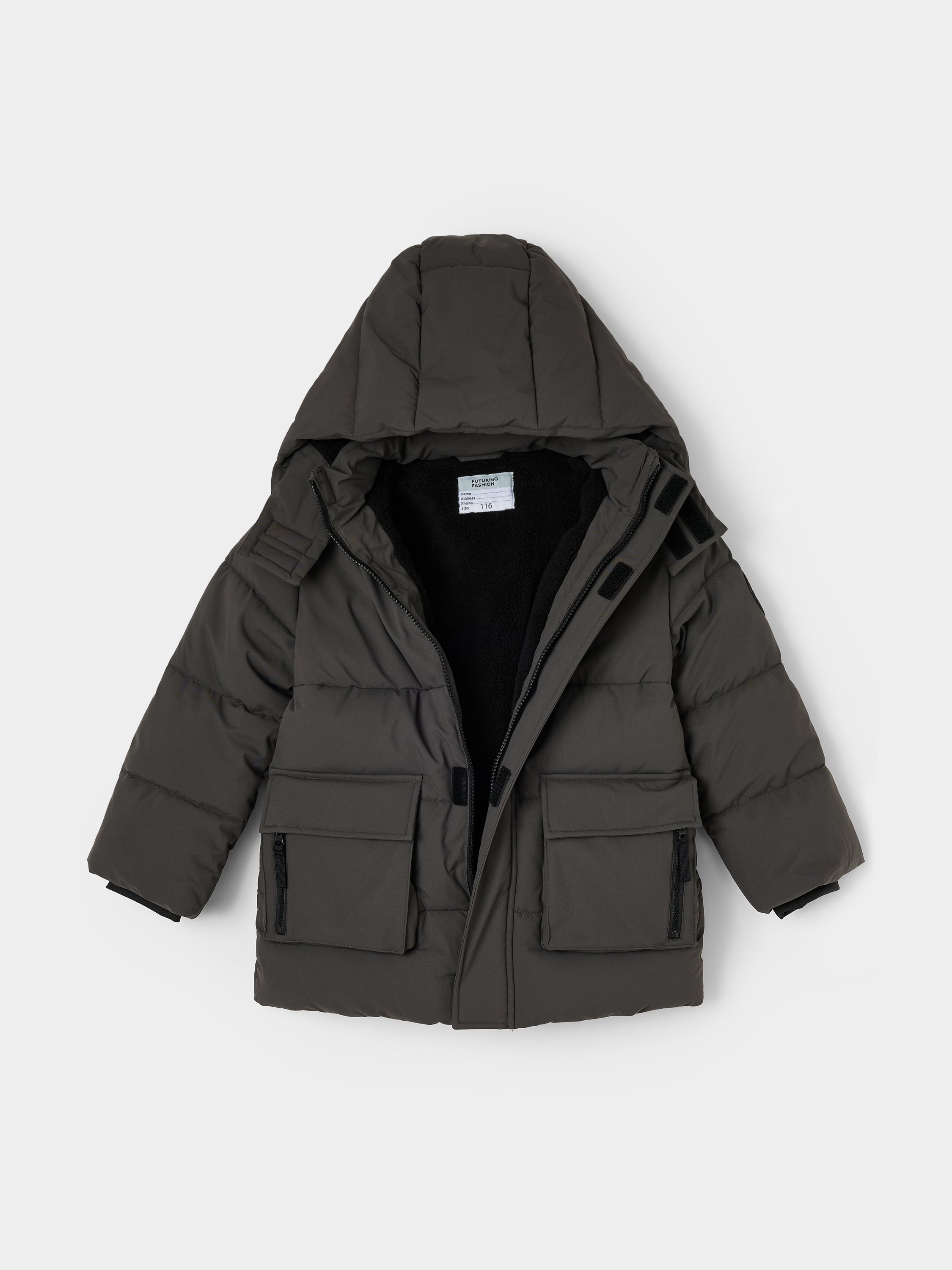 Куртка Futurino Fashion W26FF-2BO02FFkb-DG - фото 3