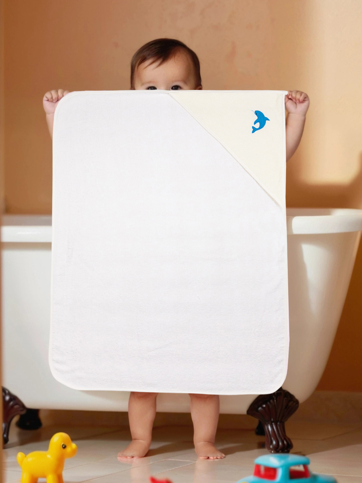 Полотенце уголок Wellness Малыш 80 x 100 см 1 шт. - фото 2