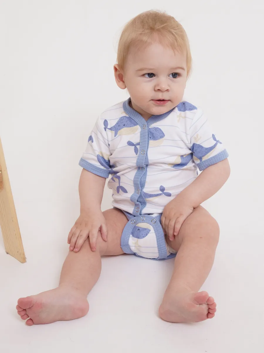 Боди 3 шт Супер Пупс нбр/3пр/бд/sk23/рубчик/морскаясказка - фото 24