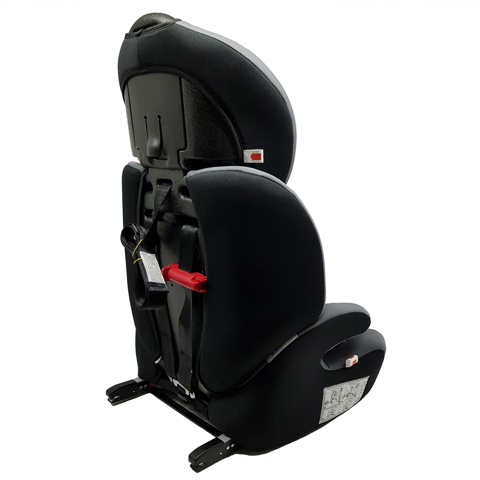 Автокресло Babyton Quest Fix Isofix 1/2/3 (9-36 кг) серый - фото 7