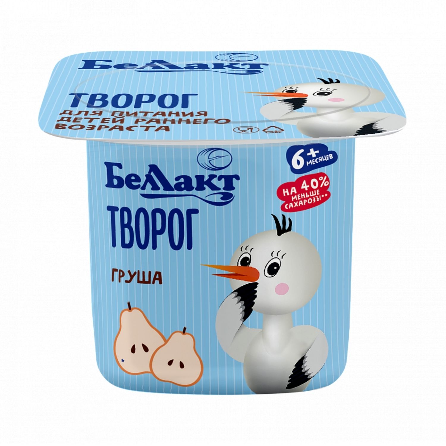 Творог Беллакт Груша 100г с 6месяцев - фото 2