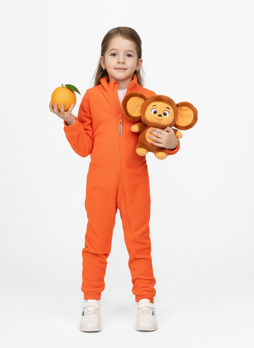 Изображение товара Детский комбинезон из флиса Утенок 92 для малышей стильный и теплый