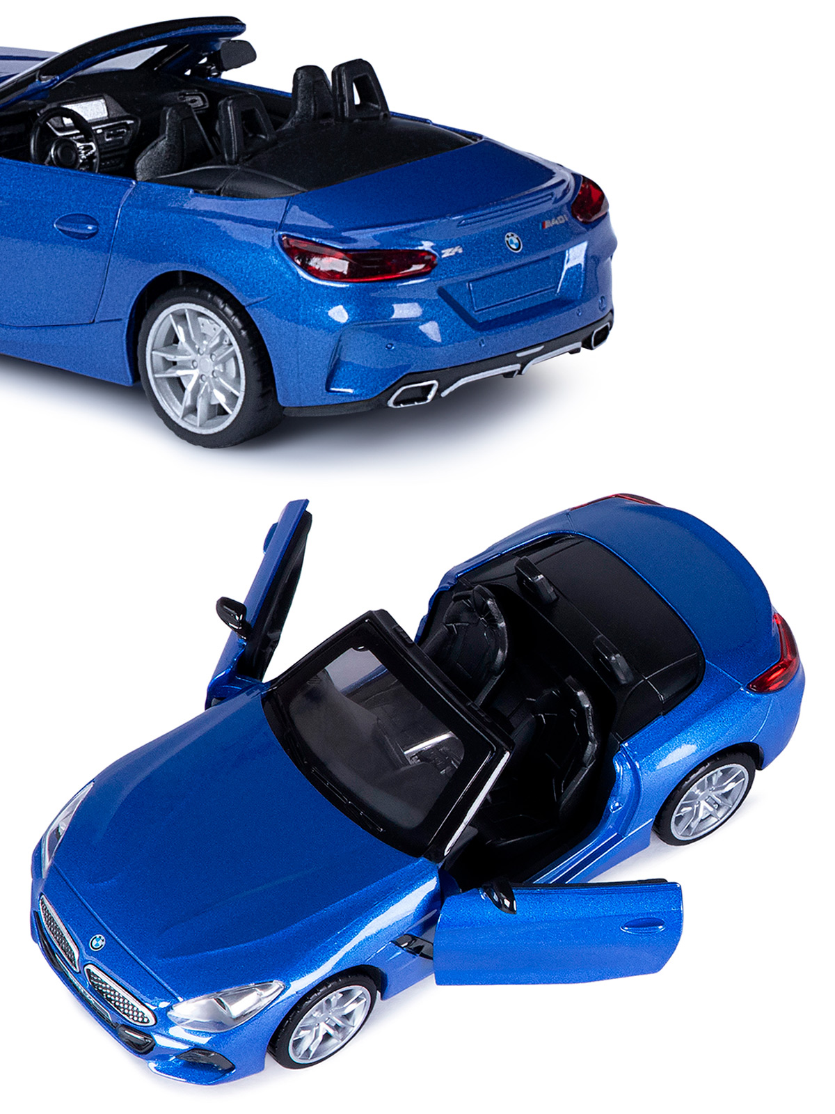 Автомобиль АВТОпанорама BMW Z4 M40i 1:30 JB1251542 - фото 14