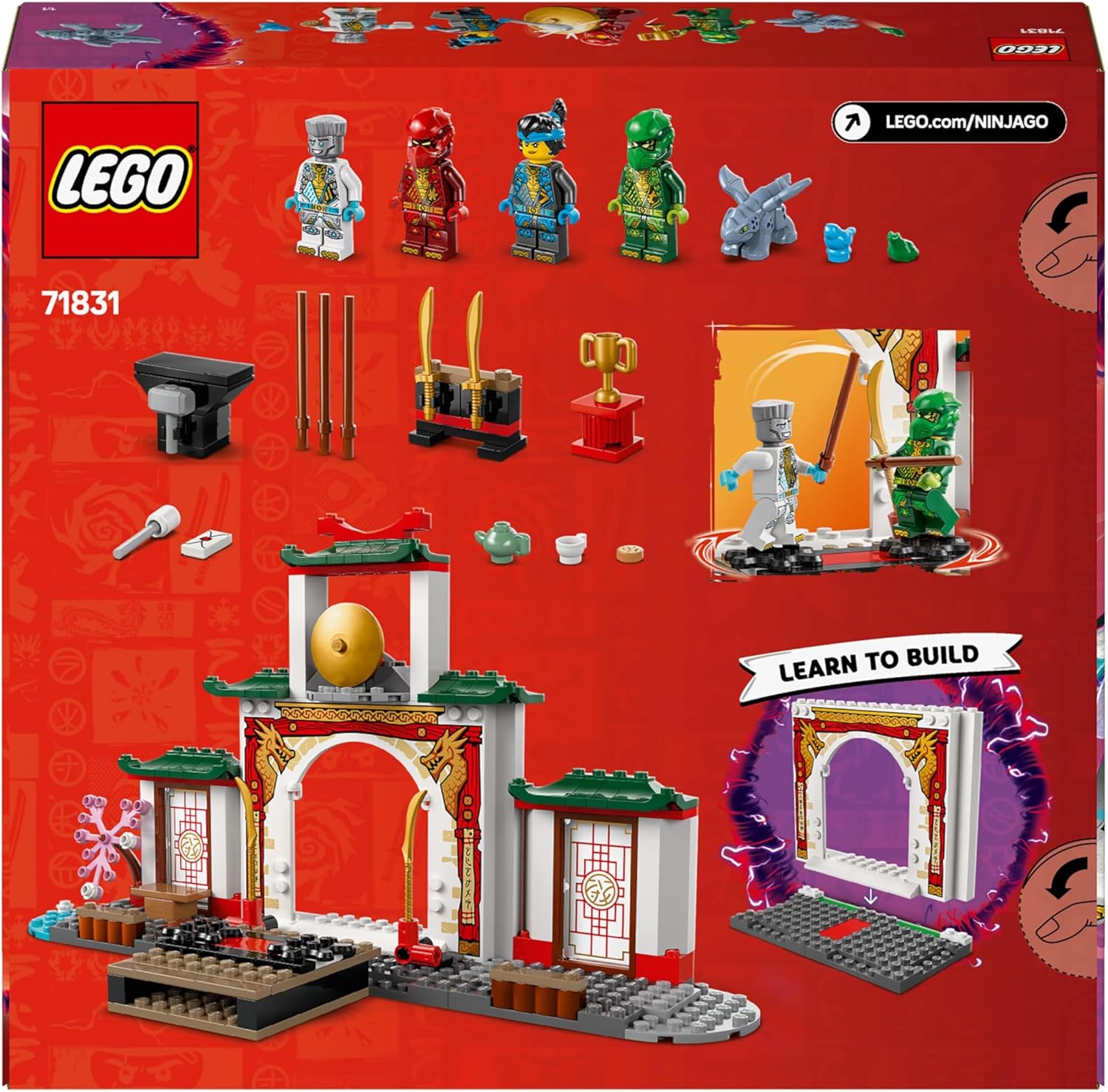 Конструктор LEGO NINJAGO Храм Кружитцу блочный - фото 6