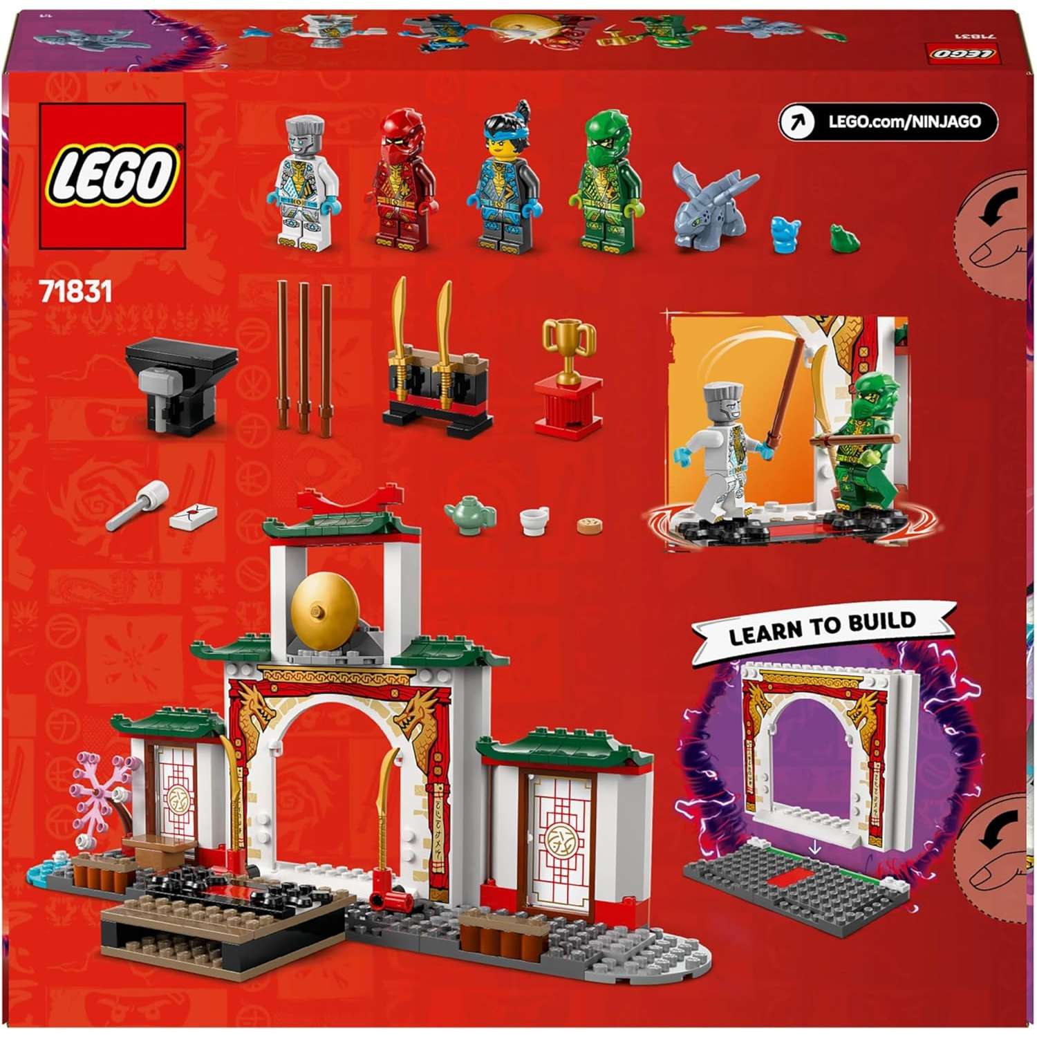 Конструктор LEGO NINJAGO Храм Кружитцу блочный - фото 6