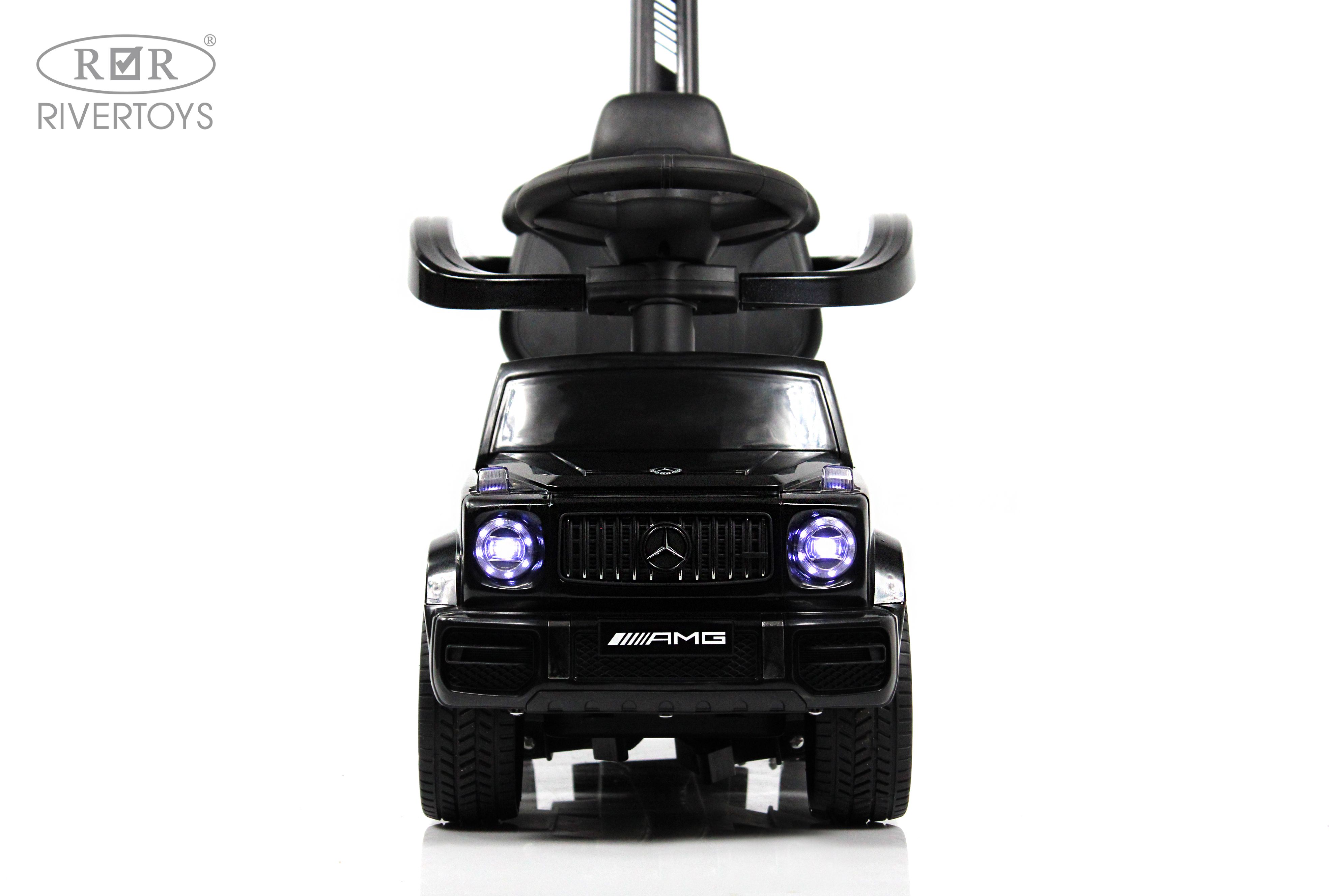 Каталка RIVERTOYS Mercedes-BenzG63 Black Diamond черный - фото 4