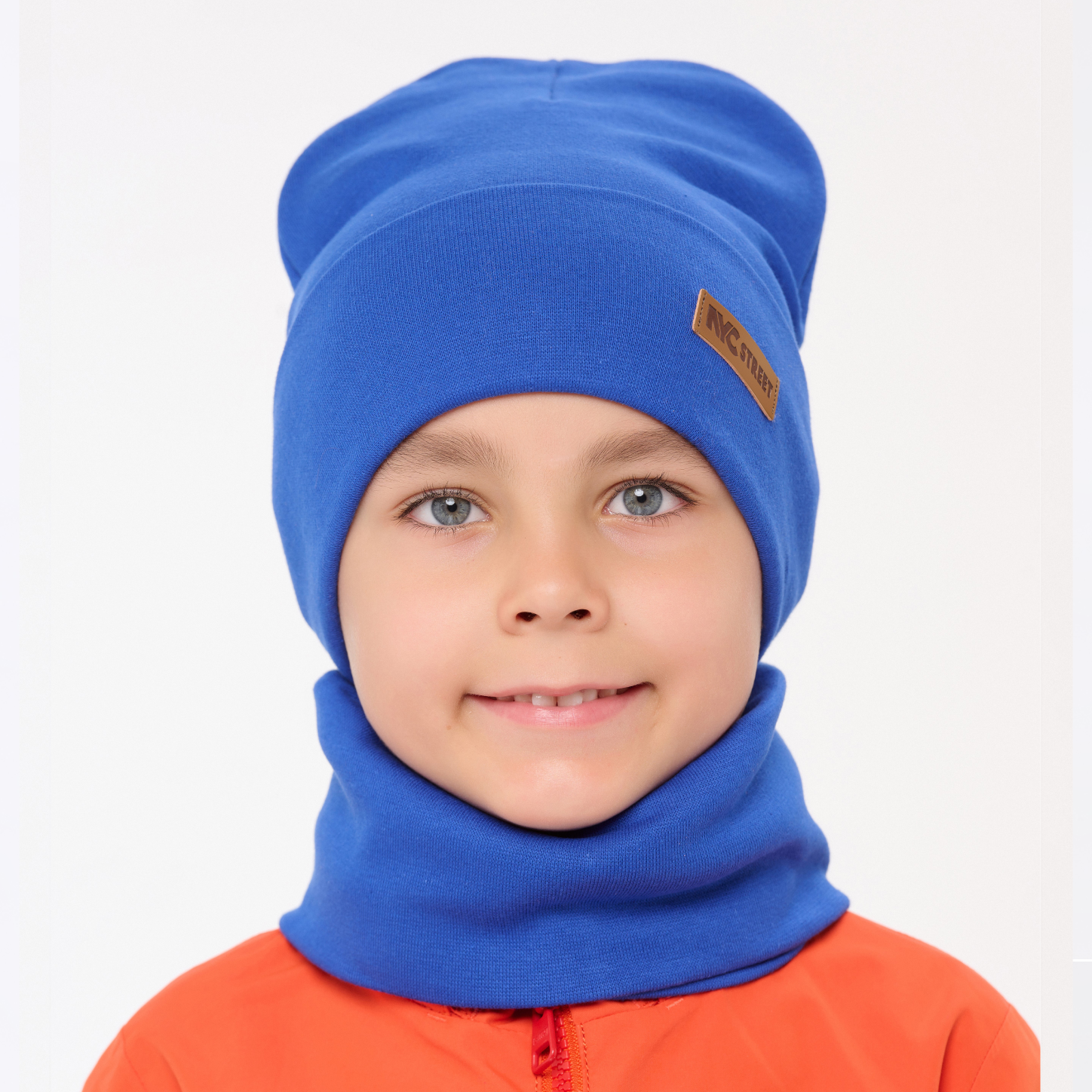Шапка и снуд KUBRIO KU-H-38-SPRotvB-blue - фото 4