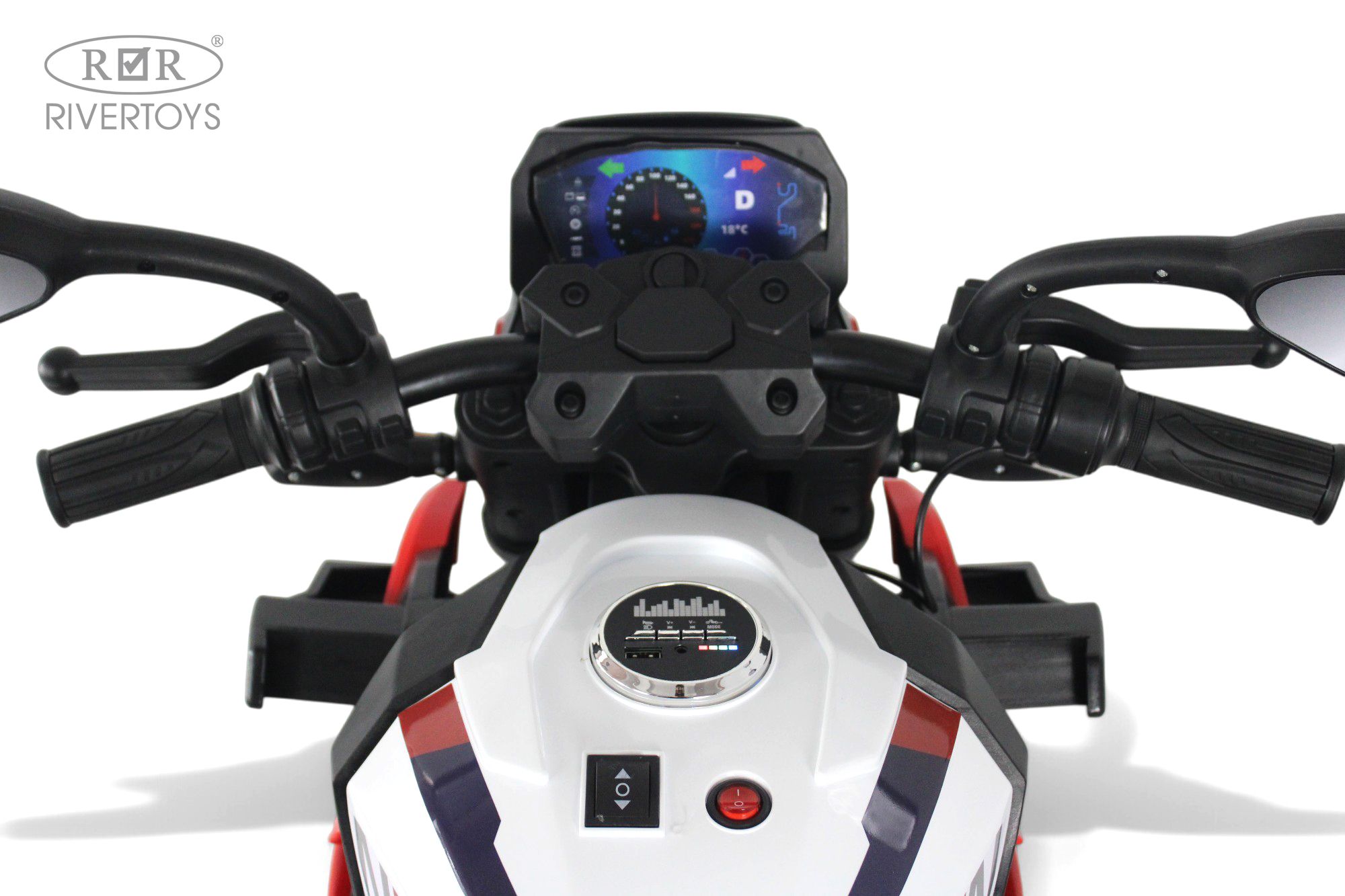Электромобиль RIVERTOYS K808AM-WHITE - фото 16