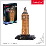 Пазл CubicFun Биг-Бен 32 детали LED 3D