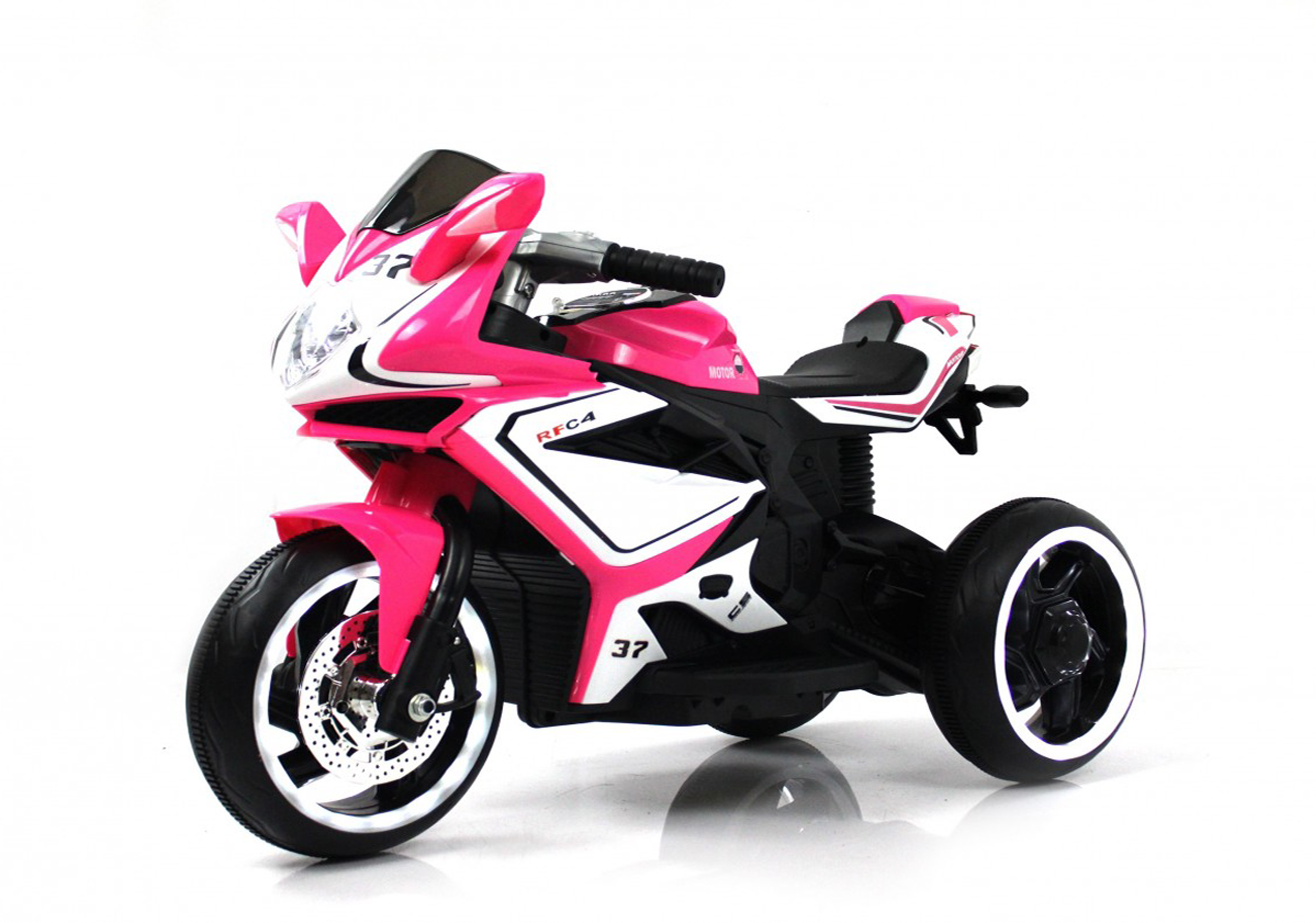 Электромобиль RIVERTOYS K222AM-PINK - фото 4