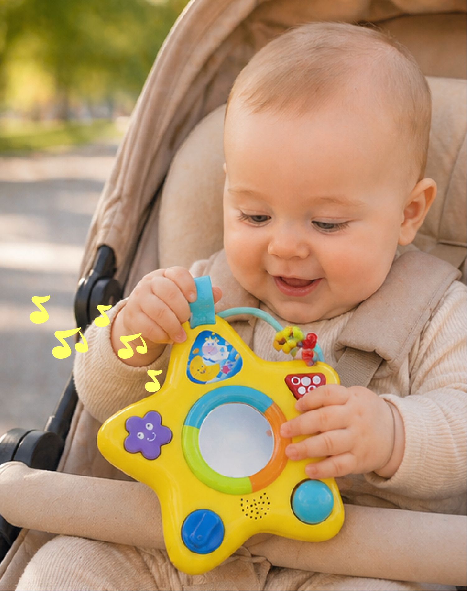Игрушка BabyGo подвеска Зеркало-звезда - фото 4