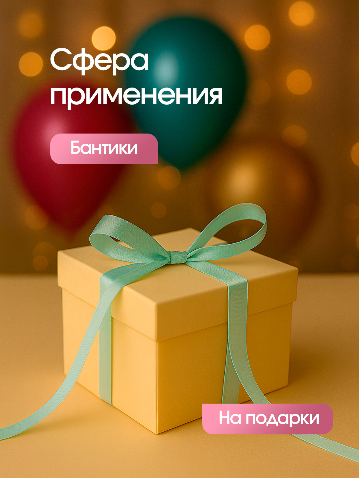 Ленты атласные AXLER тонкие упаковочные набор 10 шт - фото 7