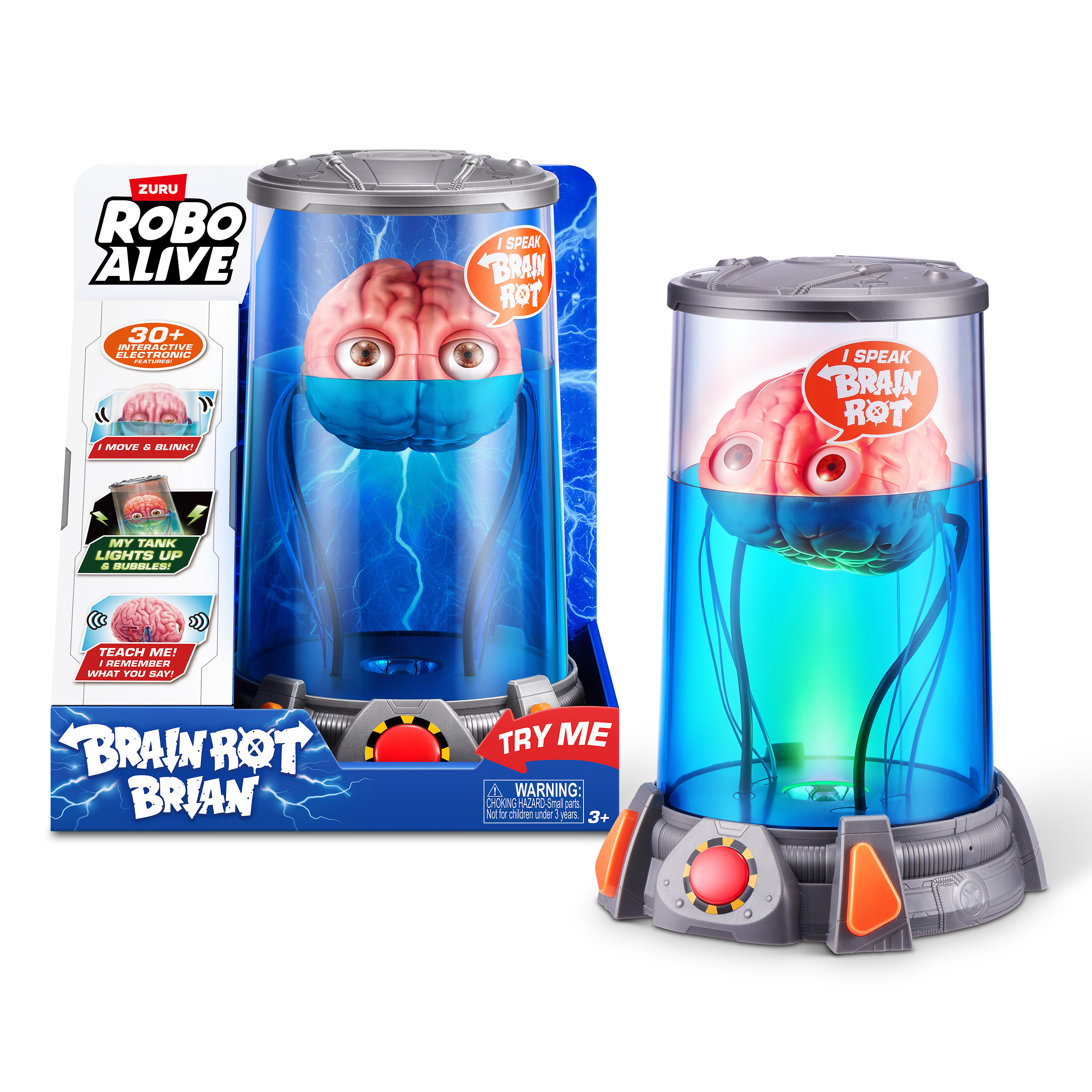 Фигура полигональная Zuru ROBO ALIVE Интерактивный мозг 71172 - фото 7