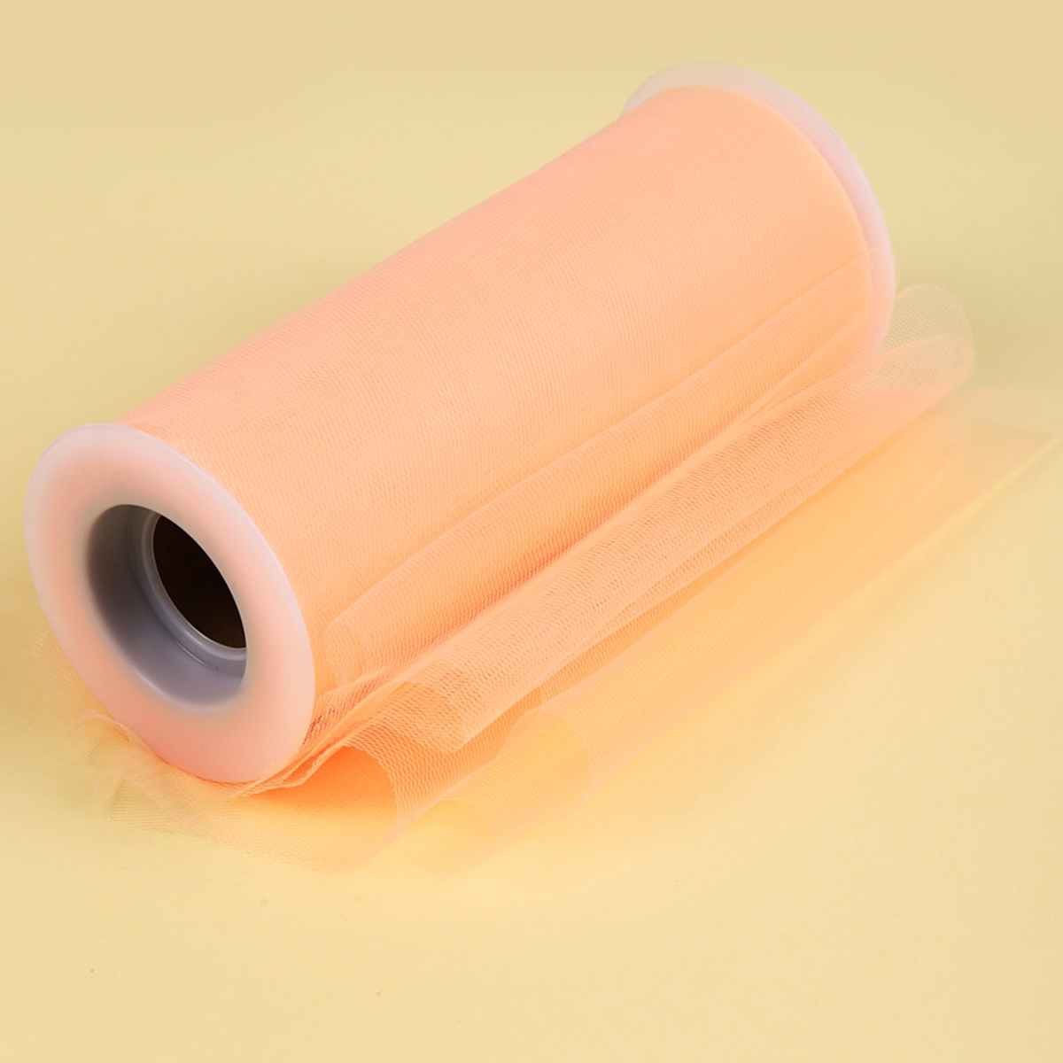 Фатин в шпульках TBY средней жесткости ширина 150 мм уп.22.86м персиковый - фото 1