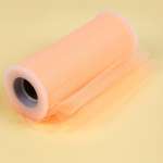 Фатин в шпульках TBY средней жесткости ширина 150 мм уп.22.86м персиковый