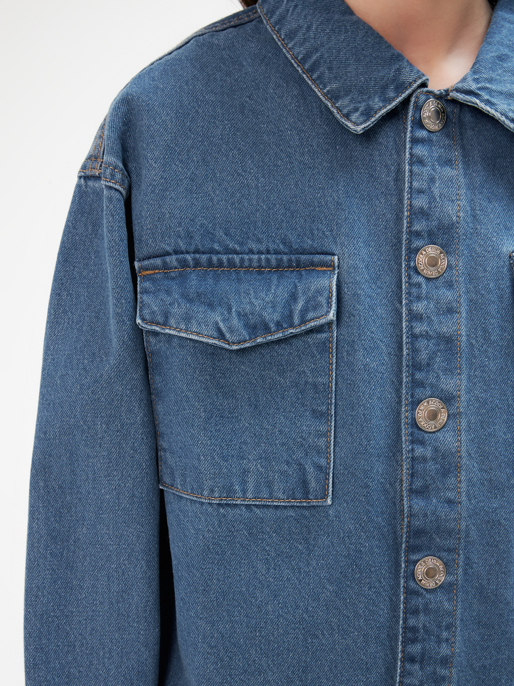 Рубашка джинсовая Acoola 20230750002_0075906 - фото 5