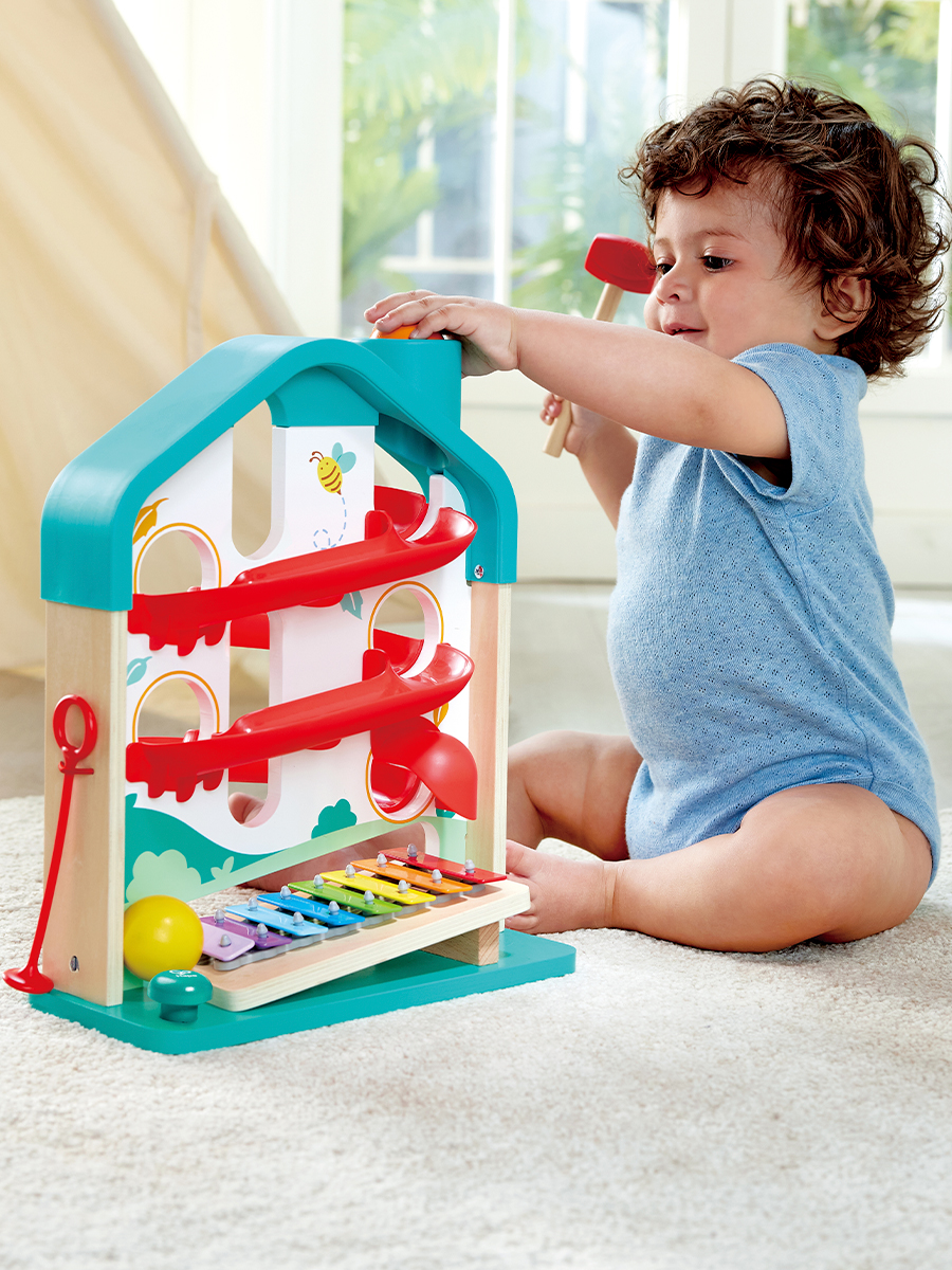 Игрушка музыкальная Hape Домик ксилофон - фото 1