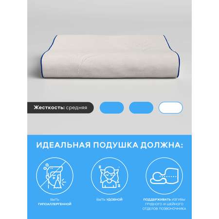 Подушка анатомическая MemorySleep Comfort Plus Air