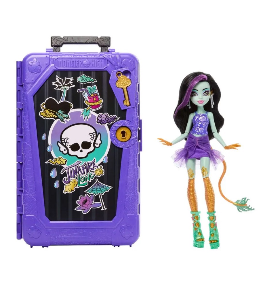 Кукла модельная Mattel Monster High Джинафаер Лонг с чемоданом высота 30 см JDR52 - фото 5