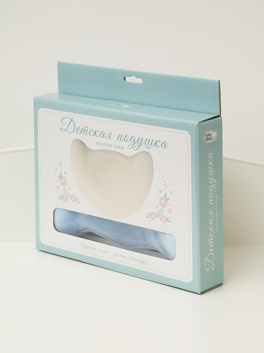 Подушка для новорожденных Baby Nice Memory Foam 23 x 28 см - фото 6