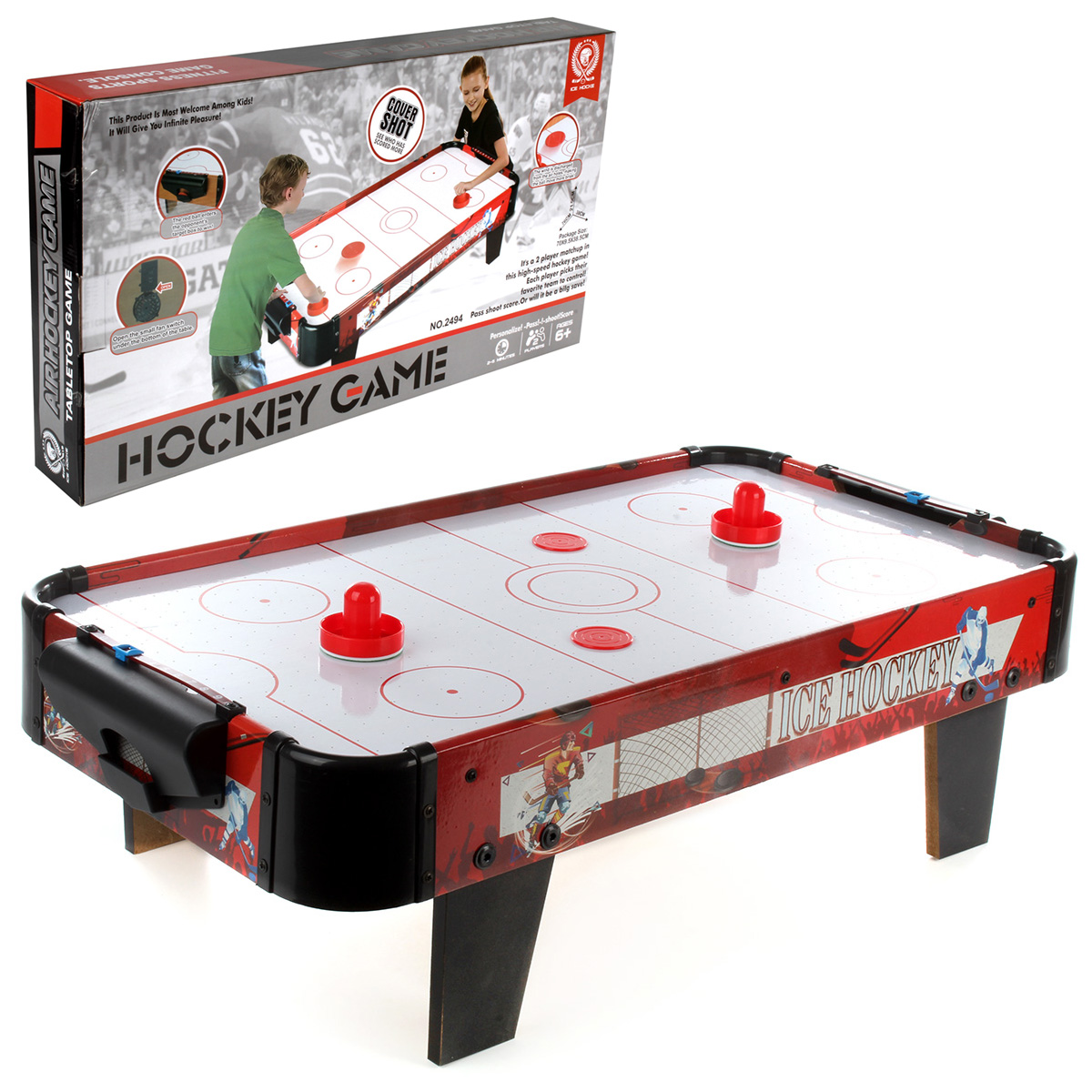 Настольная игра Veld Co аэрохоккей - фото 1