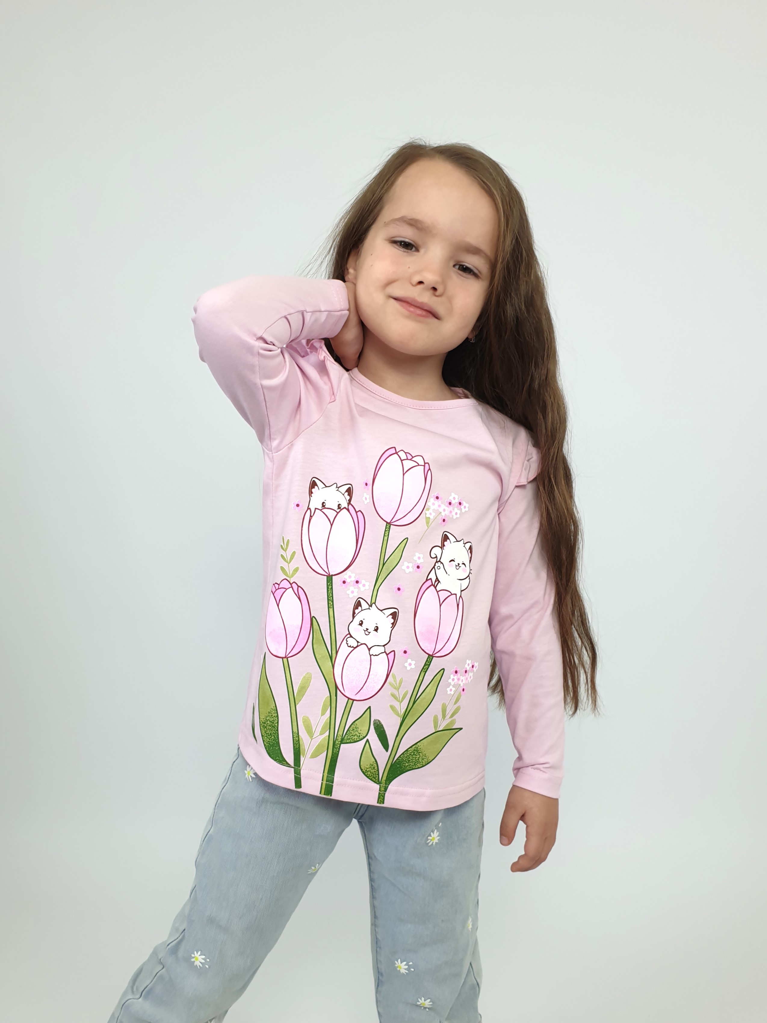 Лонгслив Luneva 4-126-2. - фото 1