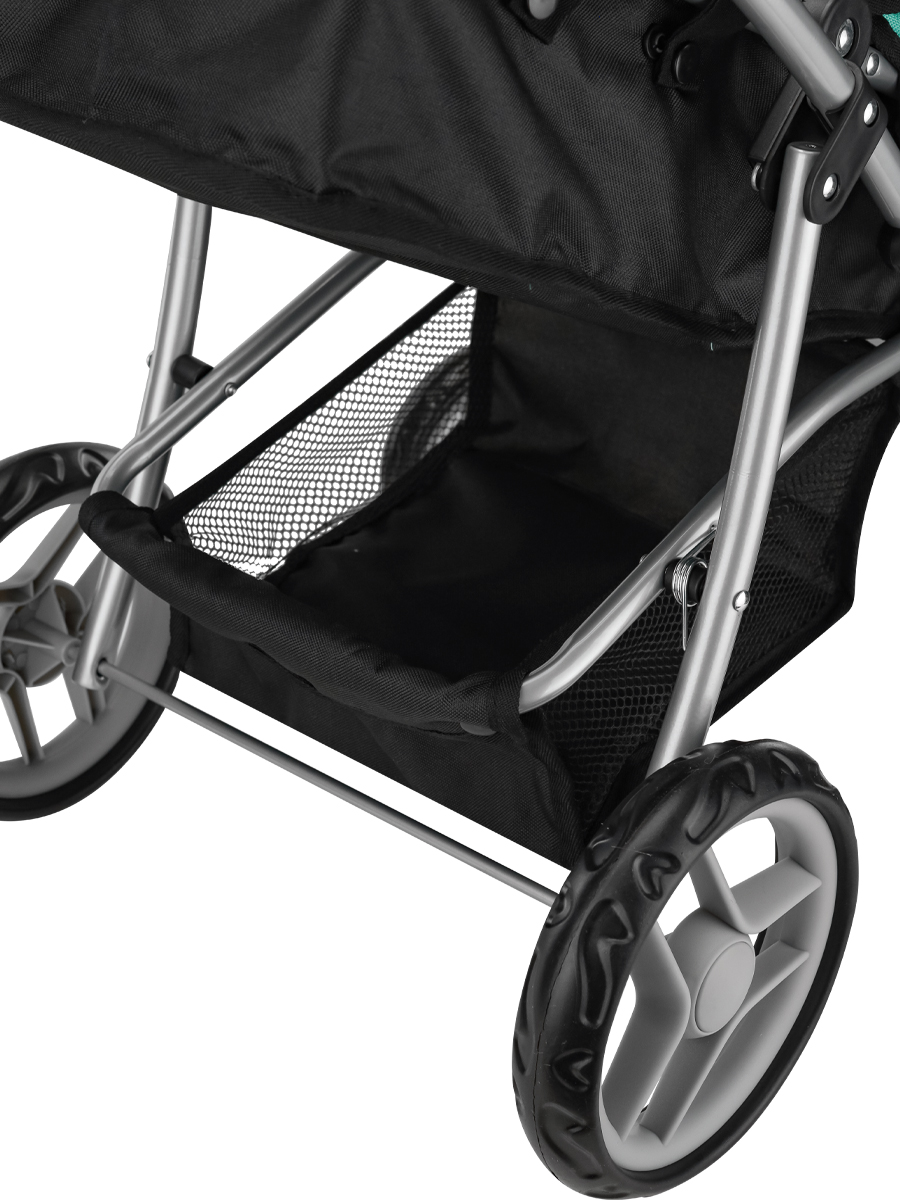 Коляска 3 в 1, коляска-люлька, прогулочная коляска, коляска-трансформер для кукол MELOBO 9651BS-A - фото 13