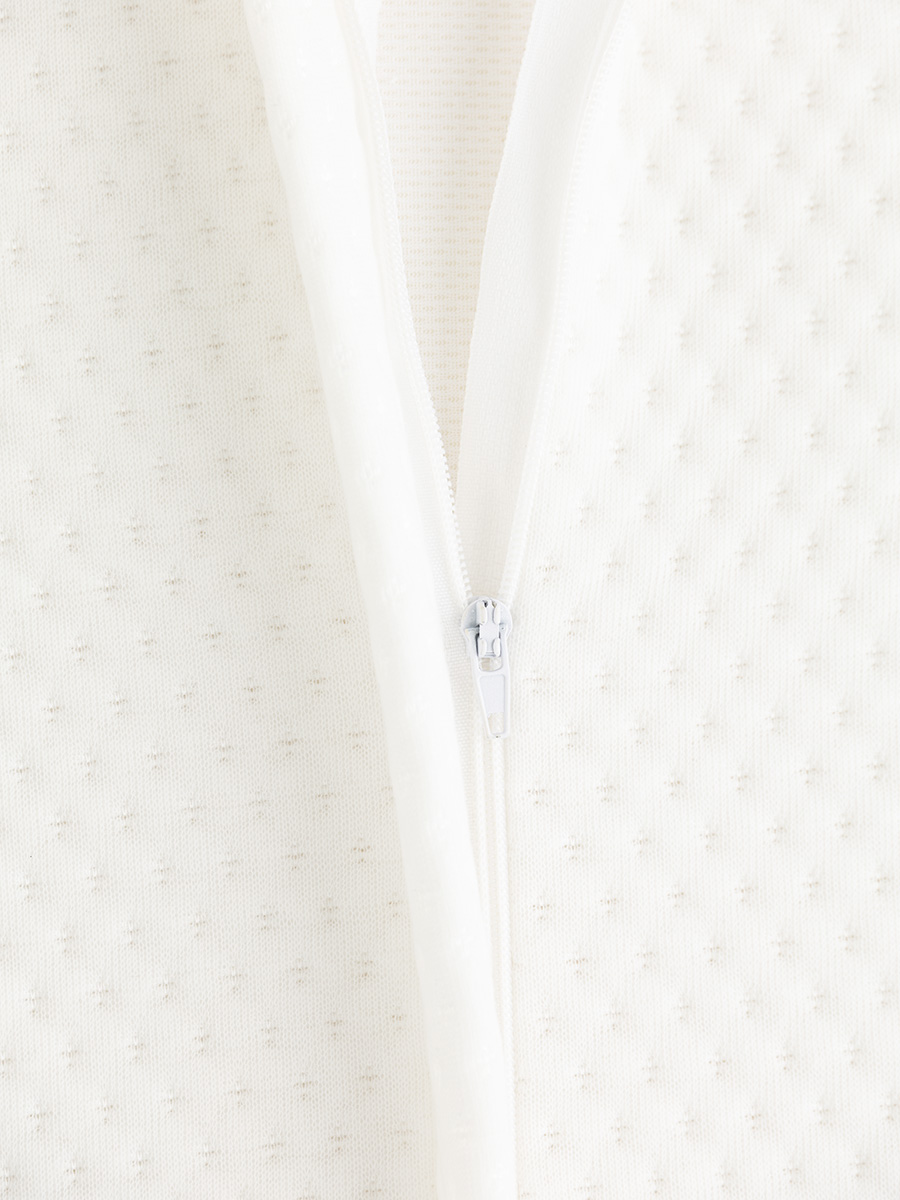 Подушка ортопедическая DeNASTIA Memory Foam с валиком 60x35x10/8 см пенополиуретан белый - фото 4