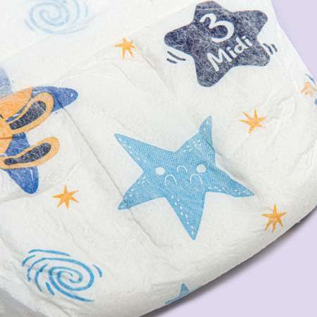Трусики BabyGo ночные 3 (6-10 кг) 36 шт.