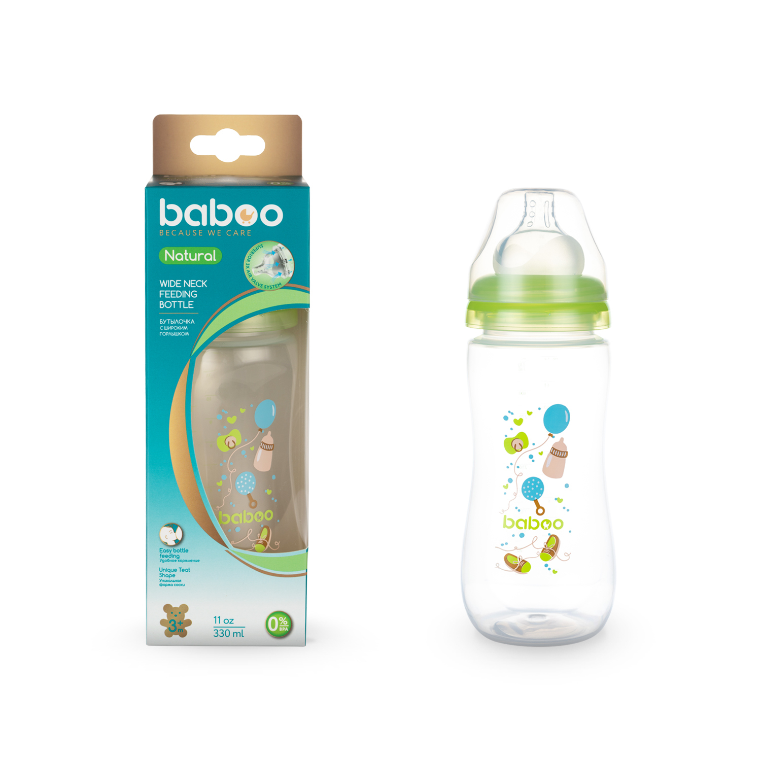 Бутылочка BABOO 330 мл - фото 3
