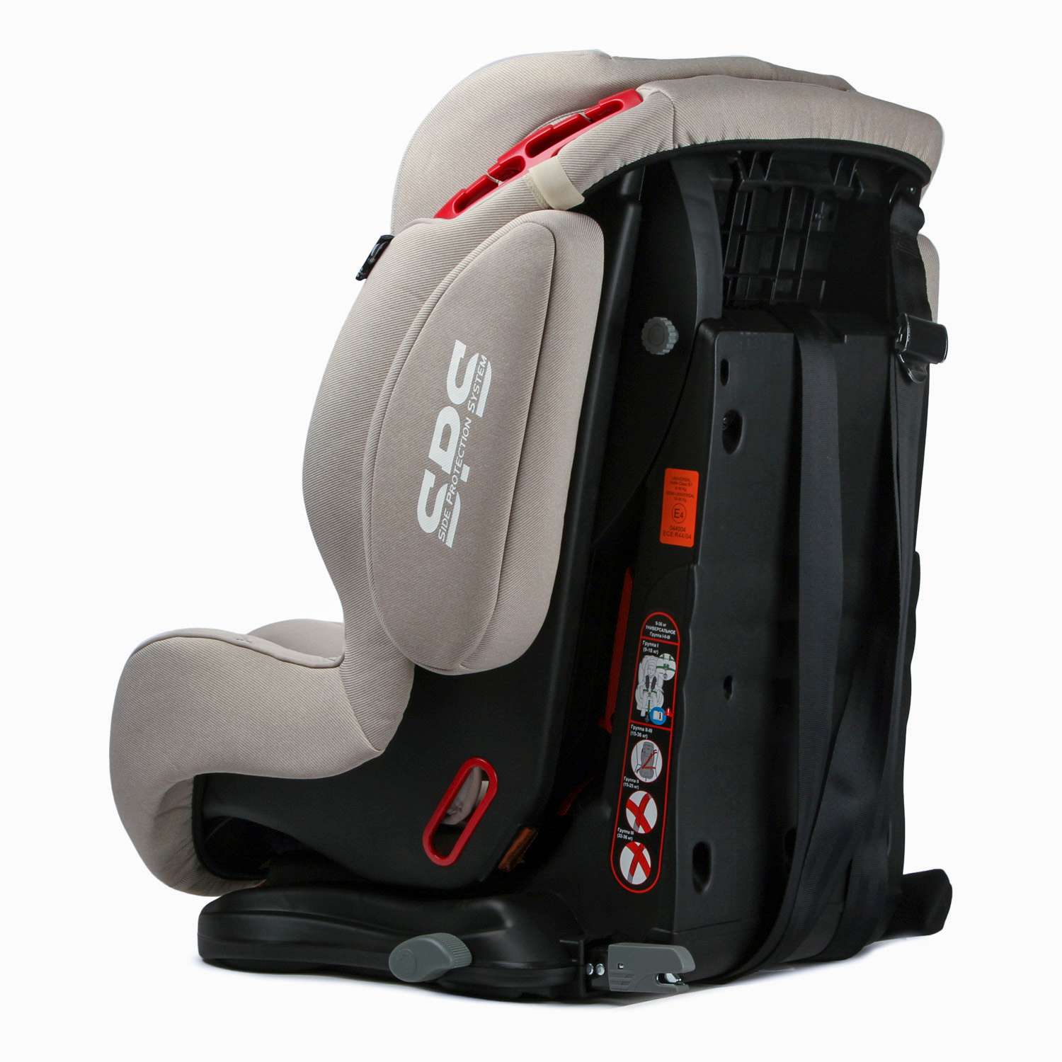 Автокресло Olsson Voyager Fix Beige Sport Isofix 1/2/3 (9-36 кг) - фото 12