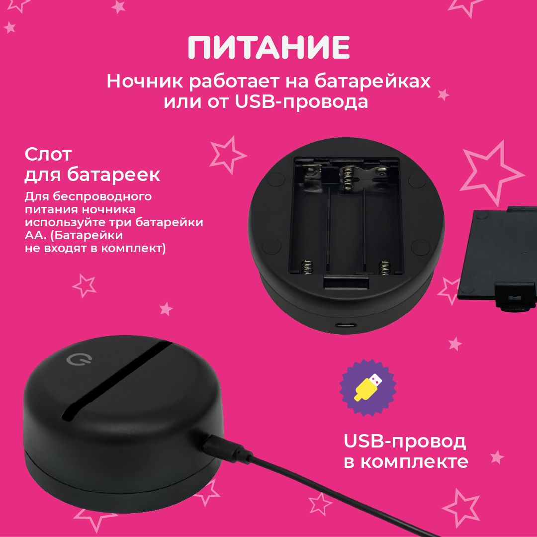 Ночник Hello Kitty Граффити - фото 6