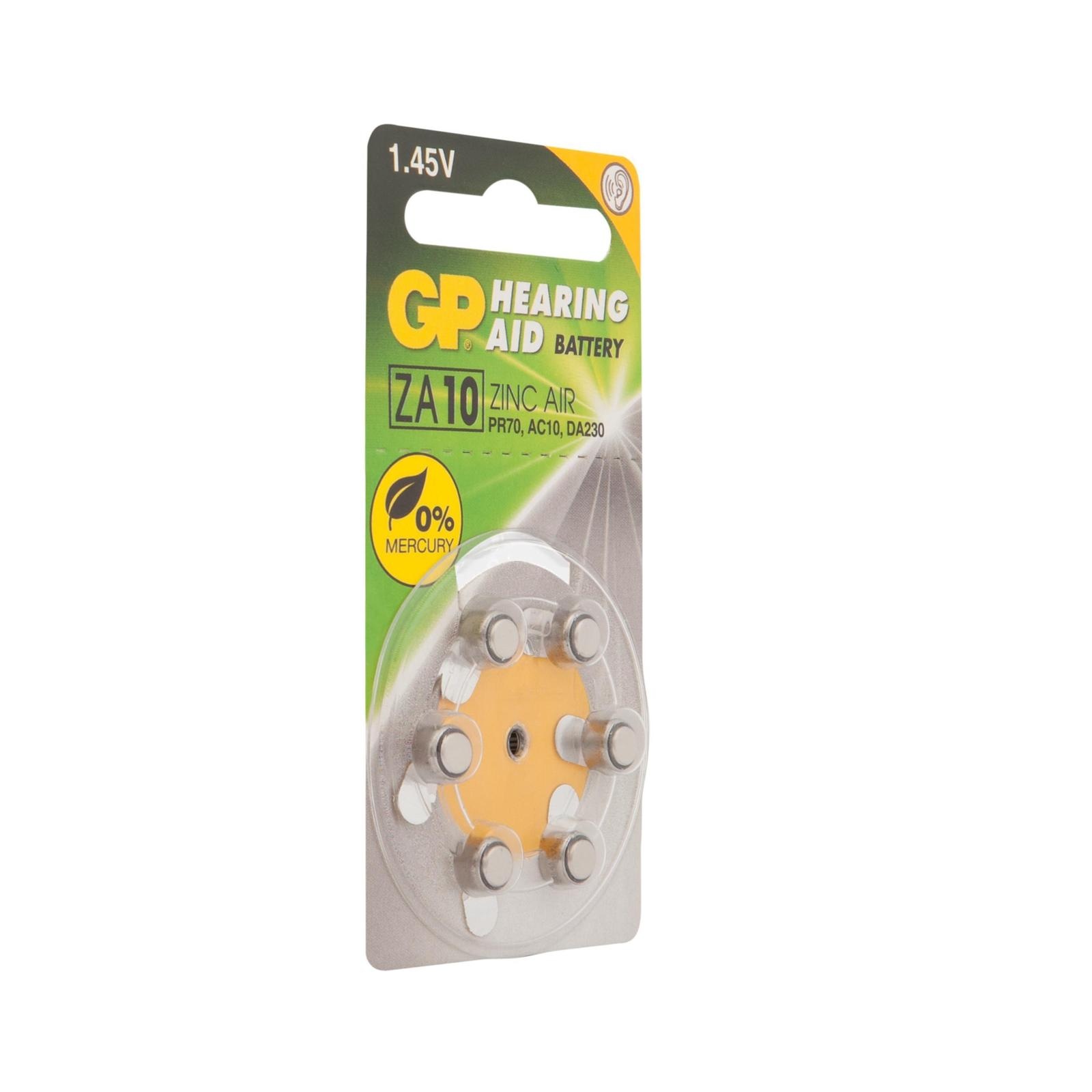 Набор цинковых батареек GP типоразмера PR70 6 штук в упаковке - фото 3