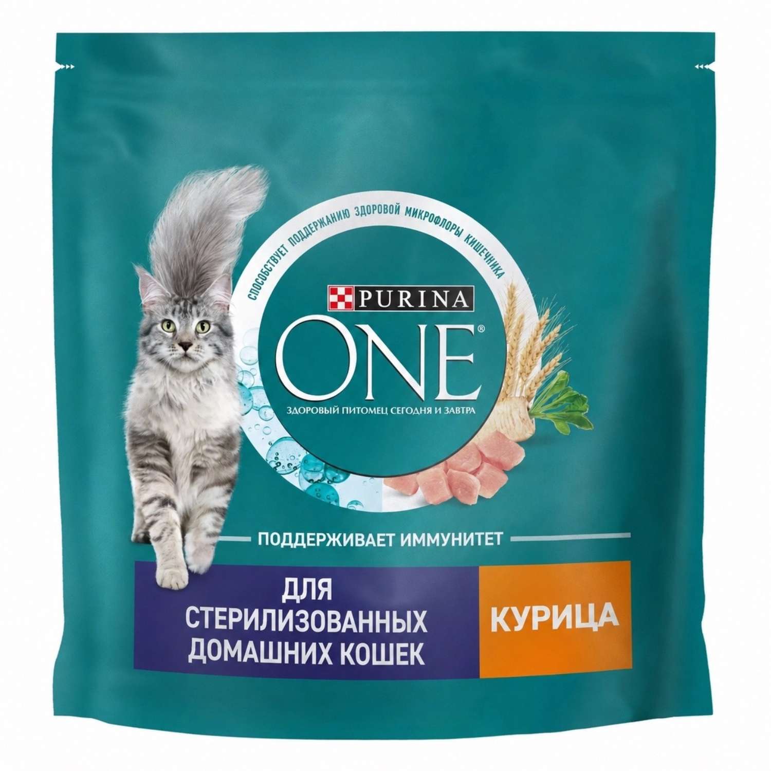 Корм для стерилизованных кошек Purina One Курица 950г - фото 1
