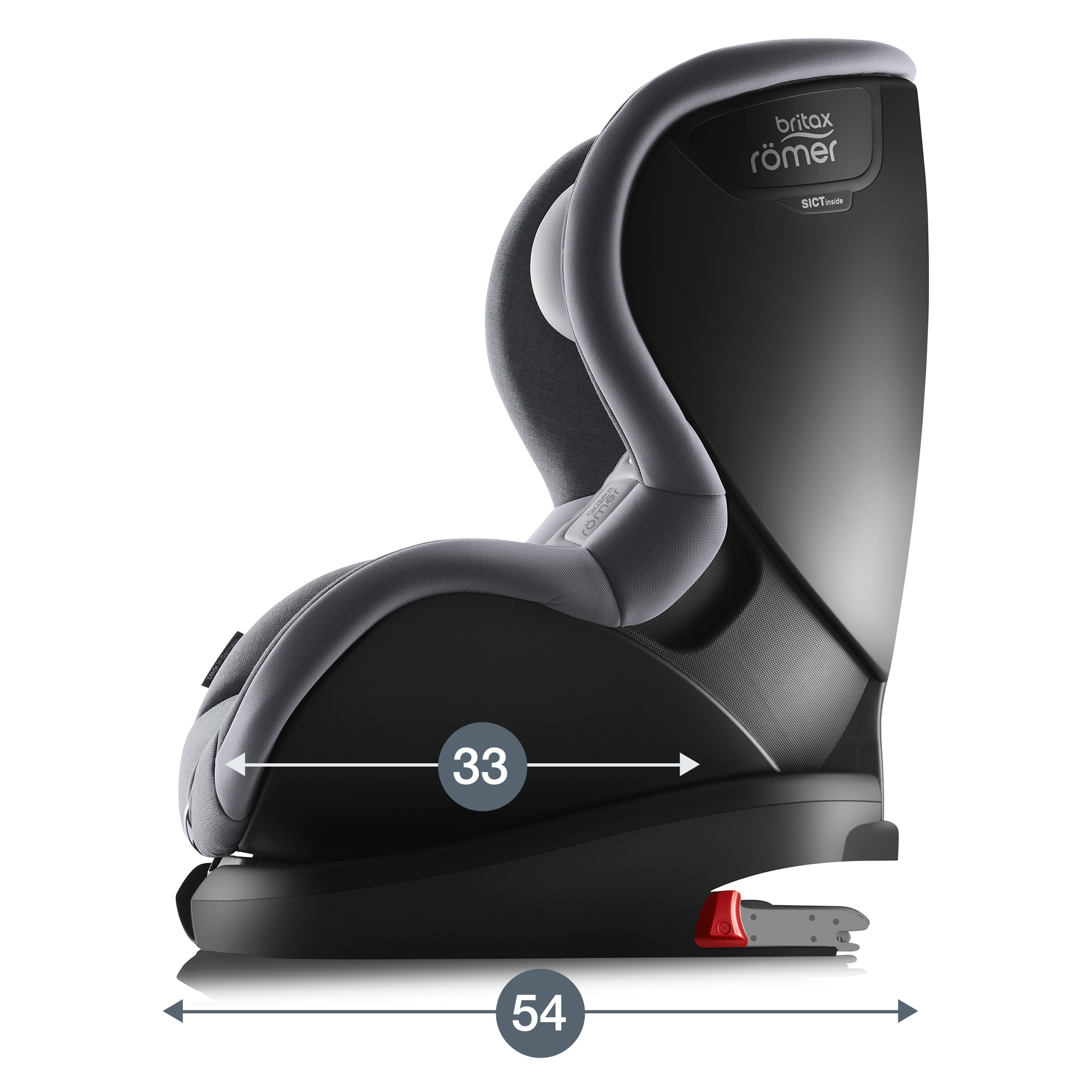 Автокресло Britax Roemer Trifix Grey marble Isofix 1 (9-18 кг) серый - фото 12