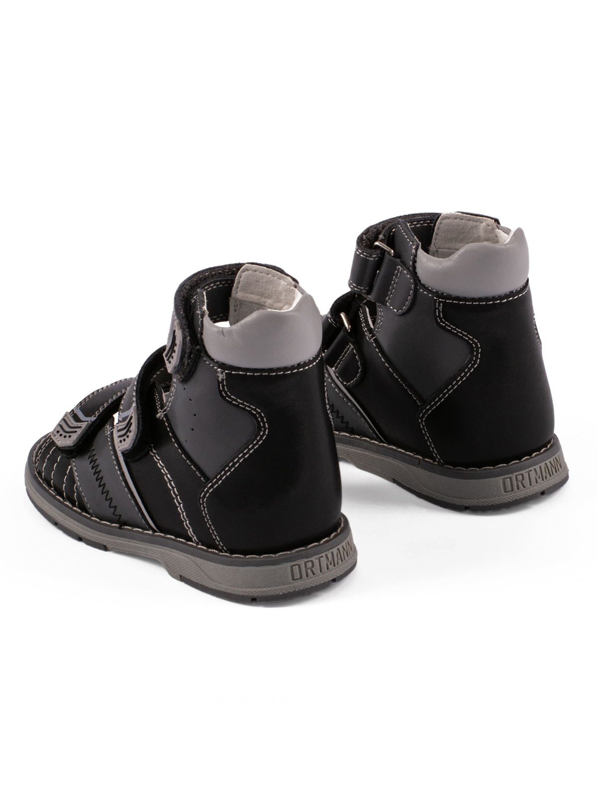 Сандалии ортопедические ORTMANN kids 26.16 Sven черный - фото 3