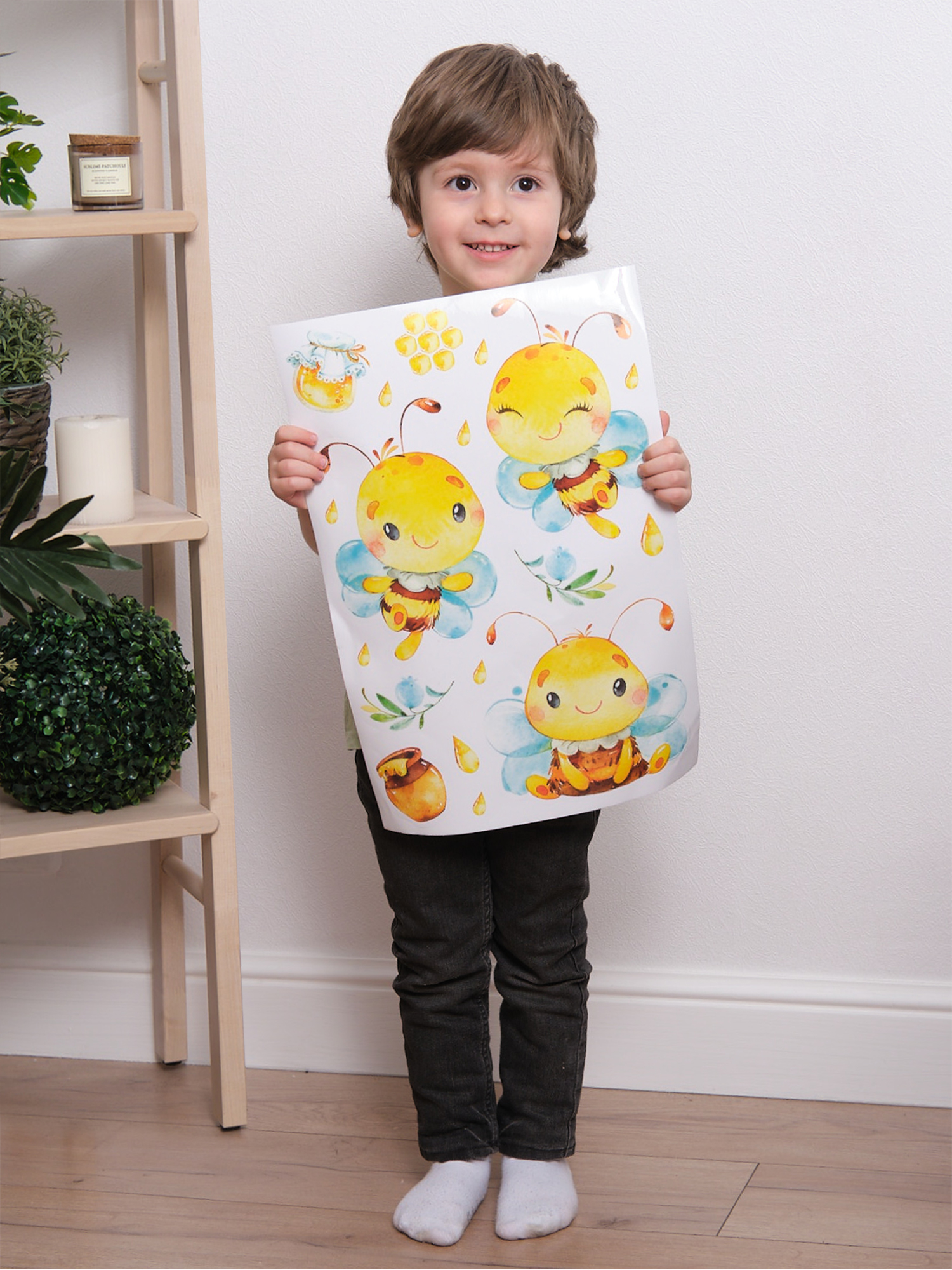 Декоративные наклейки Дрофа-Медиа Пчелки 4222 - фото 11