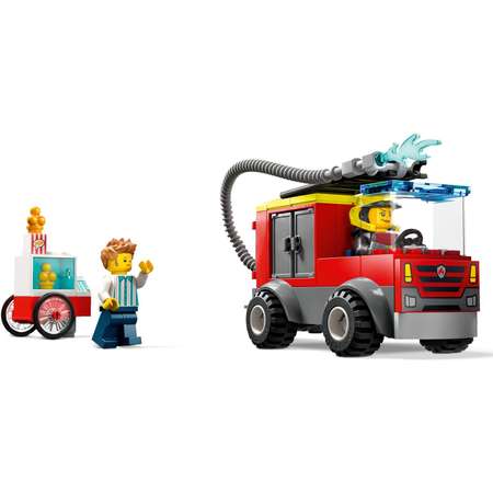 Конструктор LEGO City Пожарная часть и машина блочный