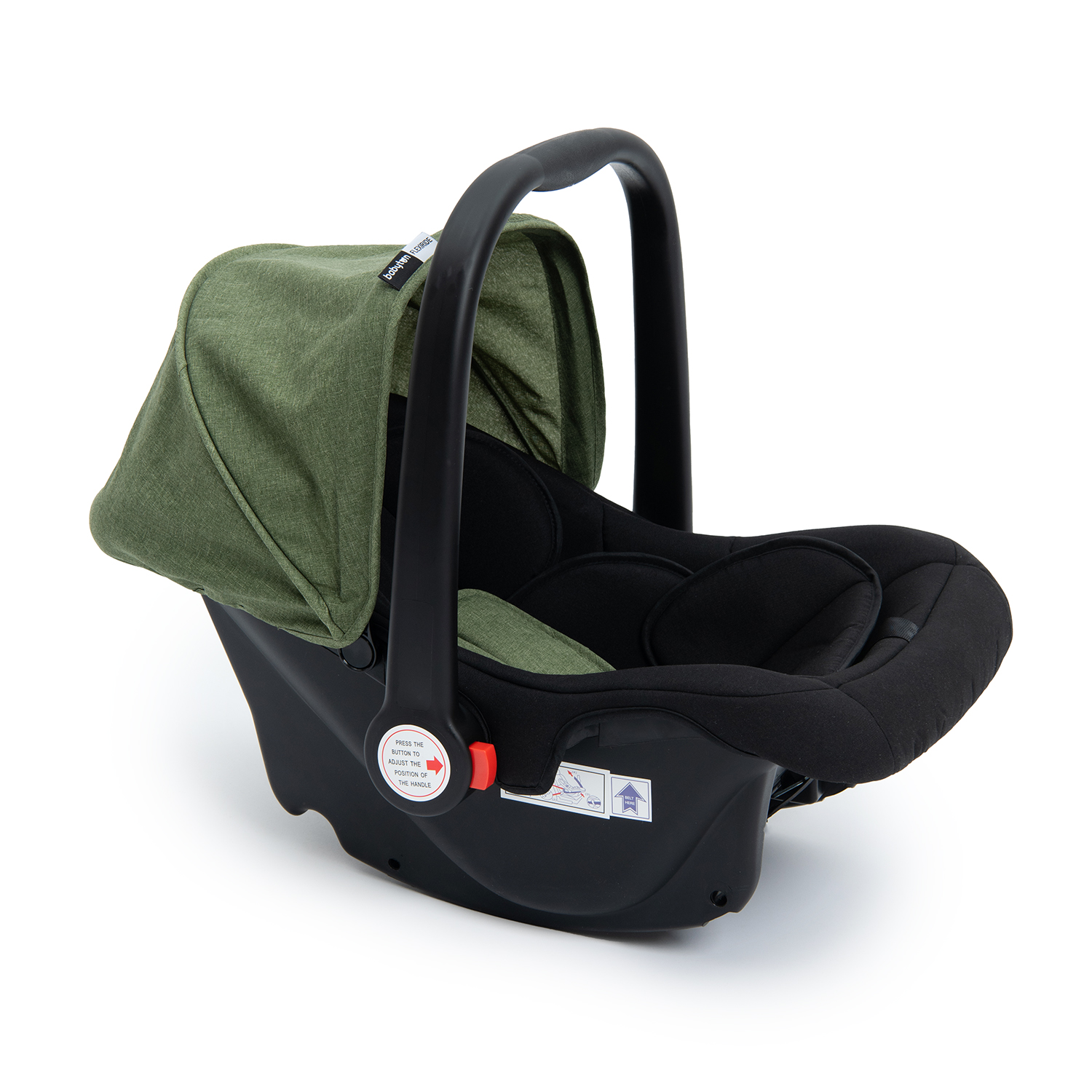 Коляска 3в1 Babyton Flexi Ride Black-Green - фото 33