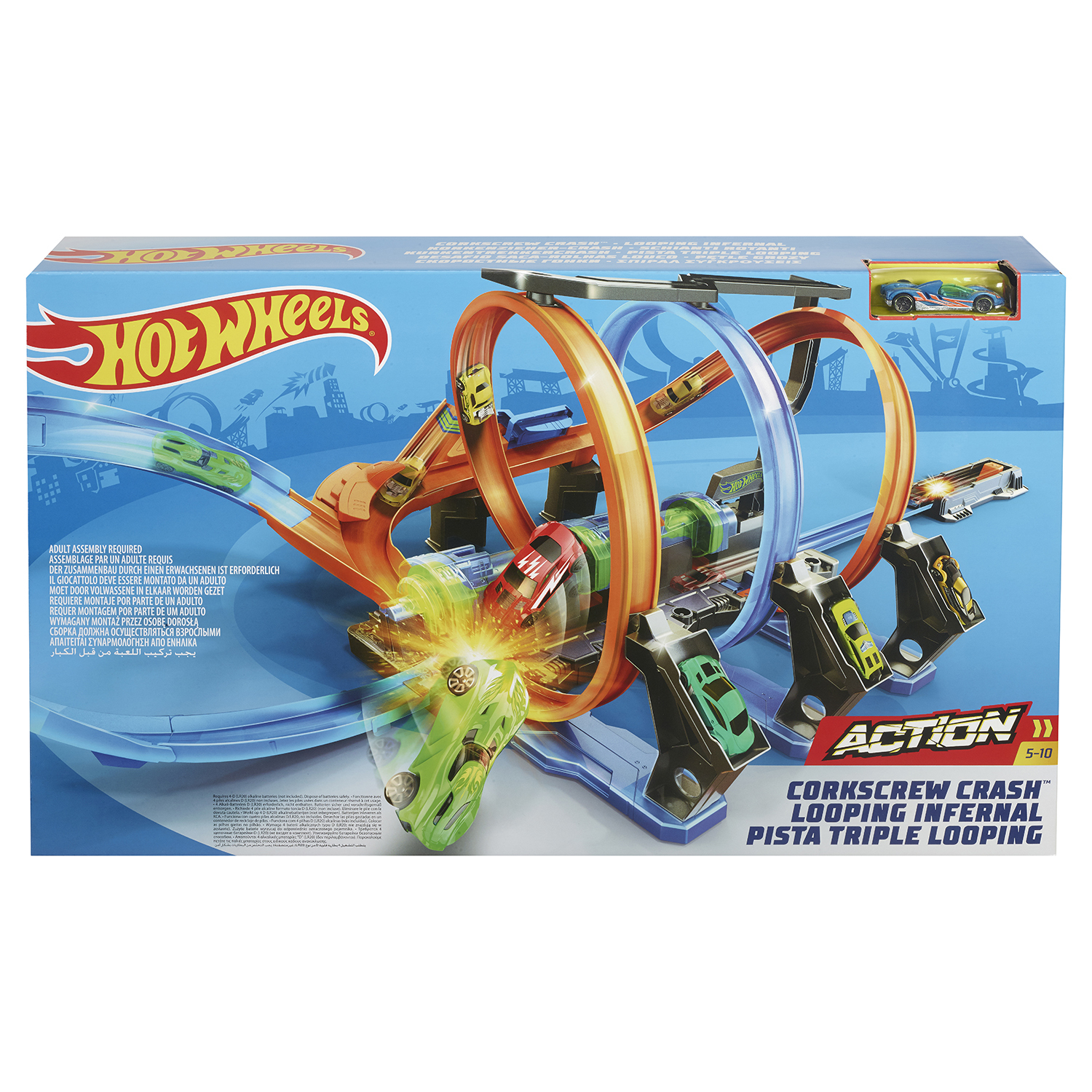 Трек Hot Wheels Винтовое столкновение FTB65 - фото 2
