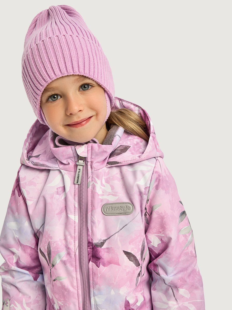 Комбинезон NIKASTYLE 8м3026 розовый/светло-серый - фото 5