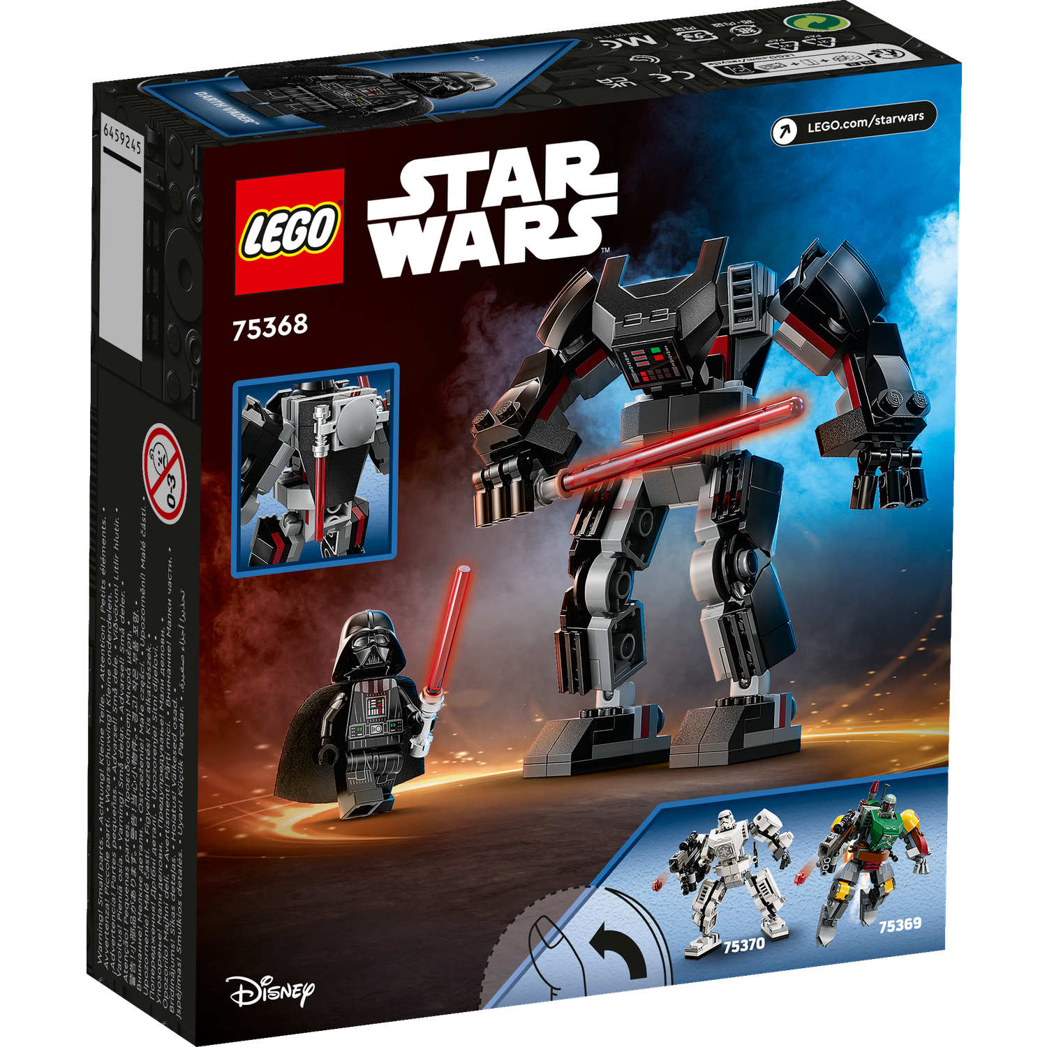 Конструктор LEGO Star Wars Darth Vader Mech 139 дет. - фото 5