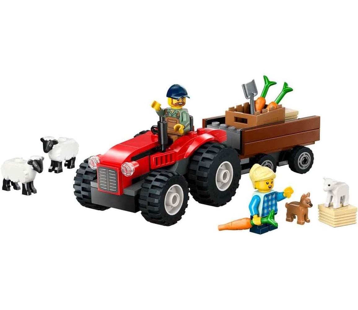 Конструктор LEGO City Фермерский трактор с прицепом 116 дет. - фото 2
