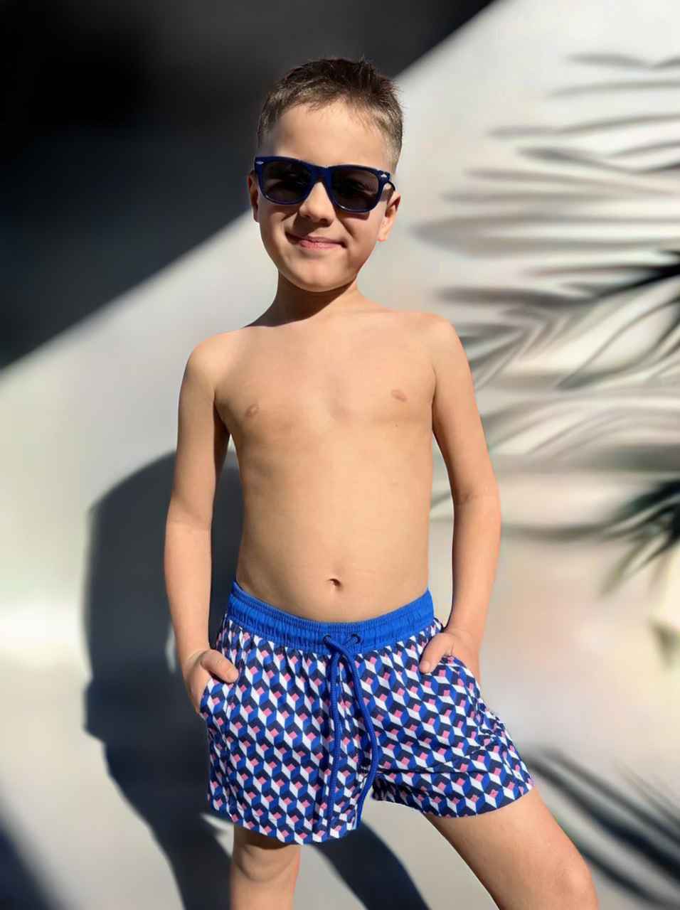 Шорты купальные Capitania KIDS/MEN-001/KUBIK-MARINE - фото 2