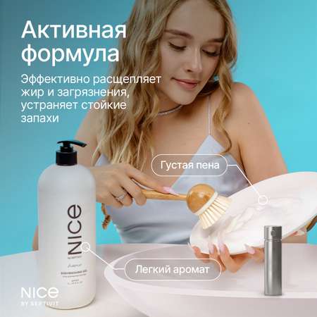 Средство для мытья посуды NICE by Septivit Зеленый чай 1л