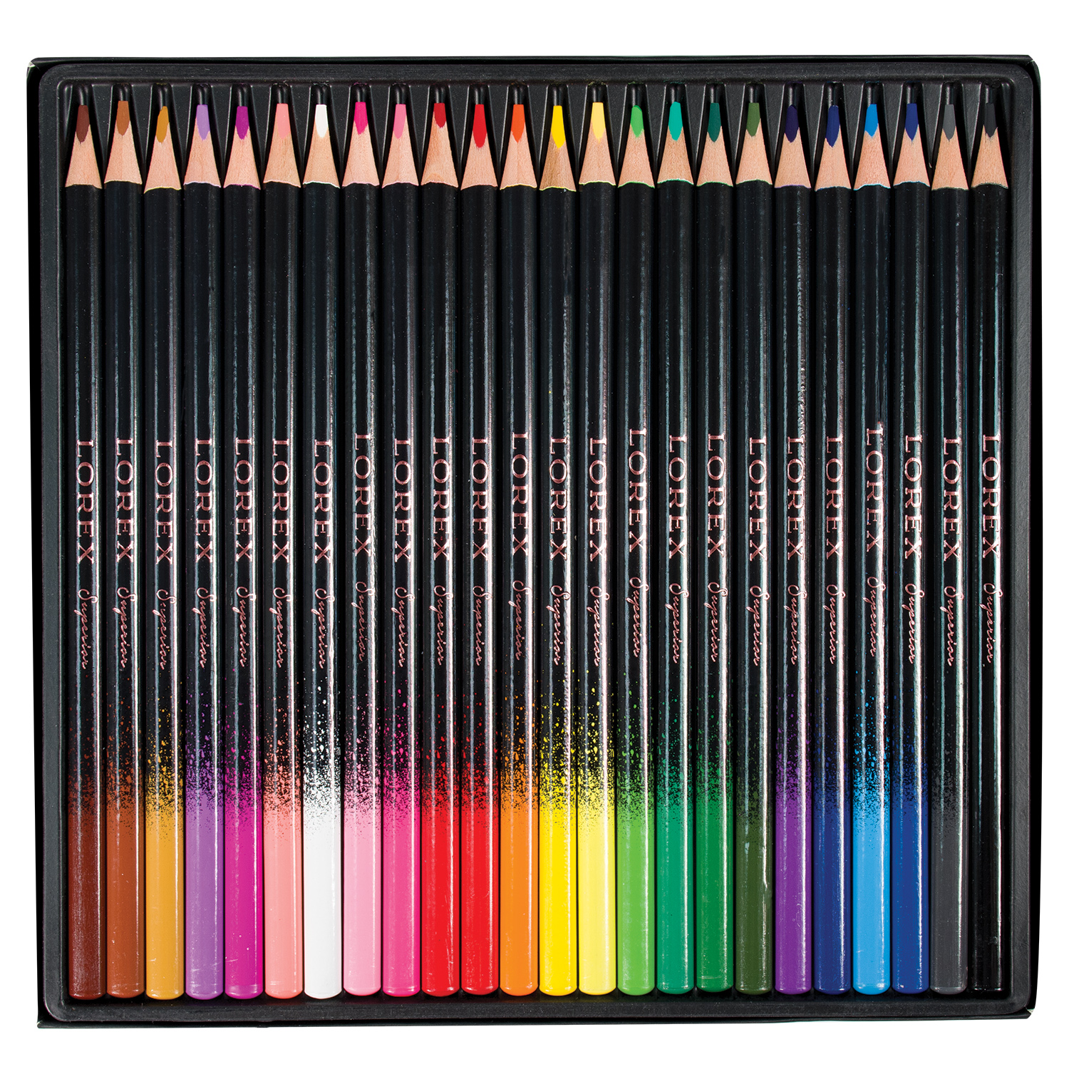 Карандаши цветные Lorex Stationery 24 шт. - фото 2