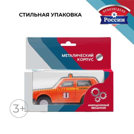 Эвакуатор . LADA Lada Niva 4х4/Лада Нива 4х4 1:34 оранжевый в ассортименте