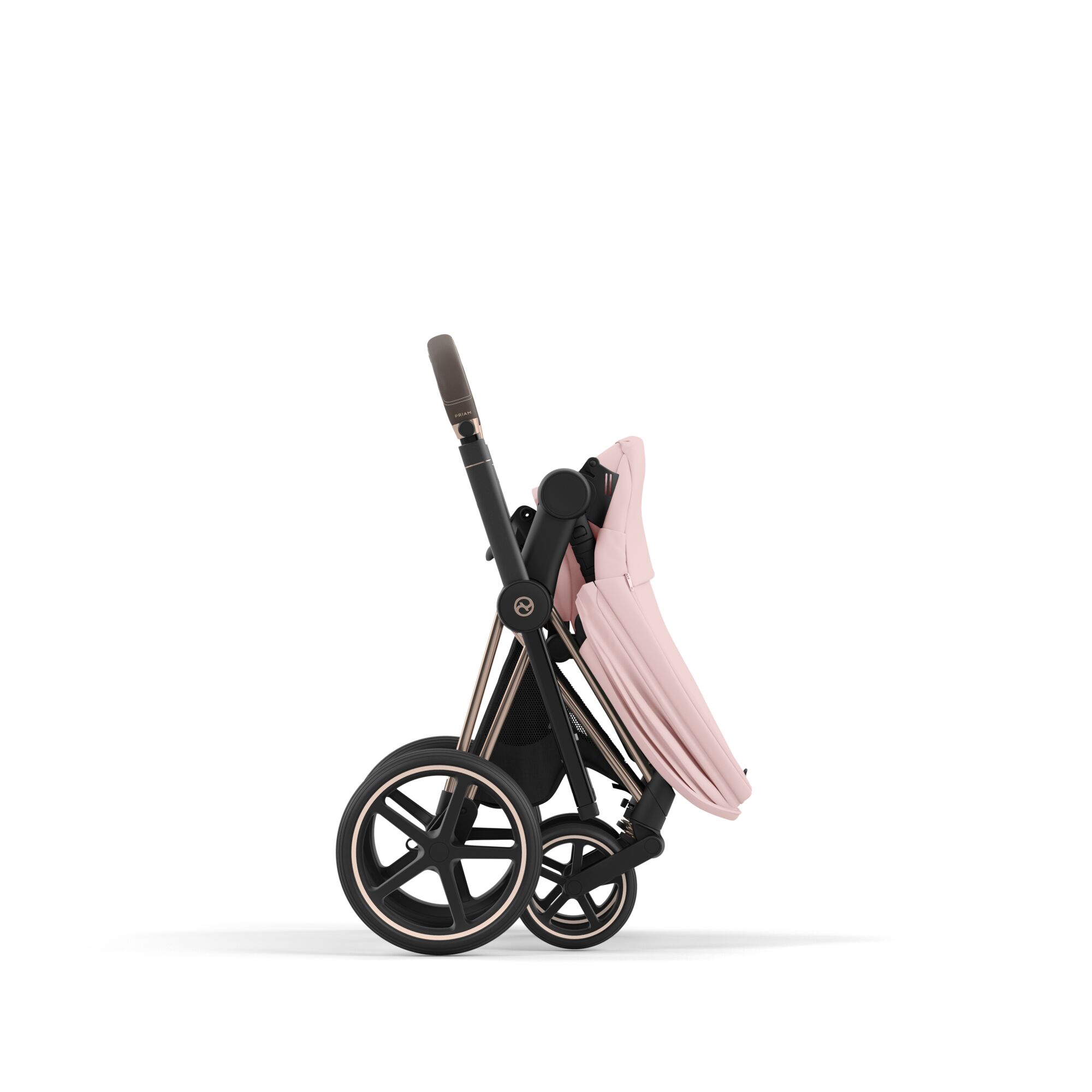 Коляска 2в1 Cybex Priam IV Rosegold розовый - фото 10